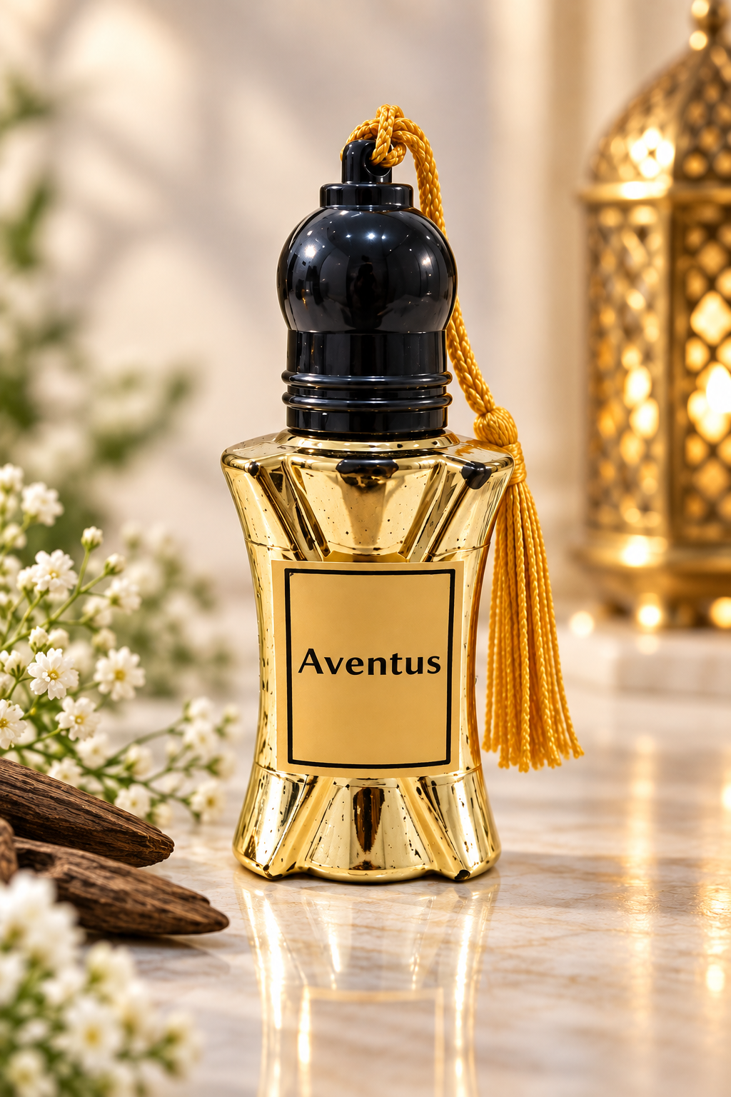 Aventus Ittar pure attar perfume oil bottle