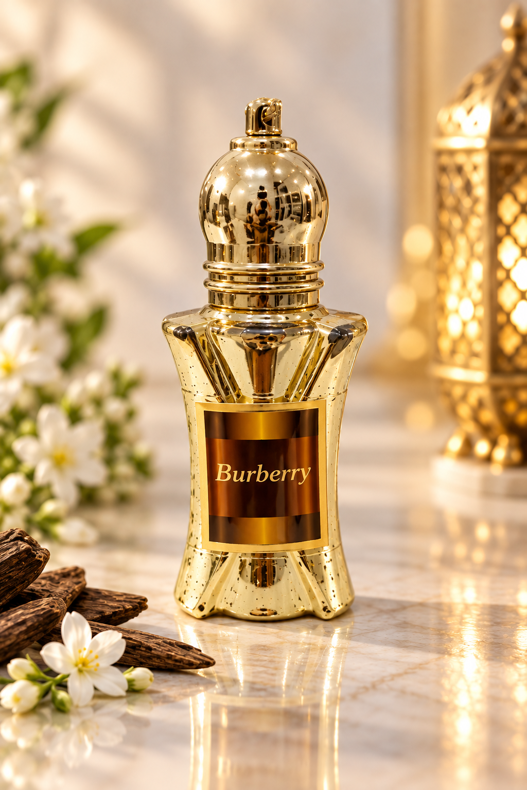 Burberry Ittar pure attar perfume oil bottle