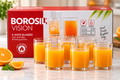 Borosil Vision 6 juice glasses set borosilicate microwavable