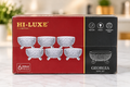 Hi-Luxe Georgia glass bowl set of 6