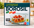 Borosil Klip-N-Store square glass container 1 litre