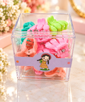 Kids Pastel Mini Butterfly Hair Claw Clips Set Box