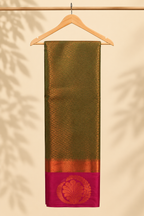 Royal Blue Kanjivaram Pure Silk Saree - Border Detail