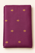 Purple Gold Booti Woven Cotton Salwar Kameez Piece Unstitched