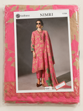 Sadhana Nimri 11704 Pink Floral Salwar Kameez Piece Unstitched