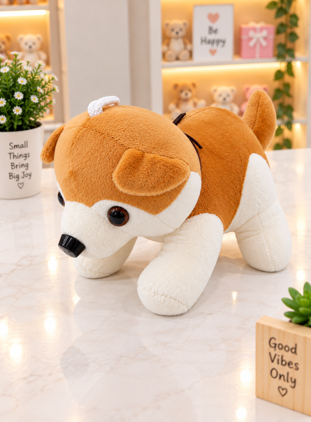 Brown Shiba Inu Dog Soft Toy