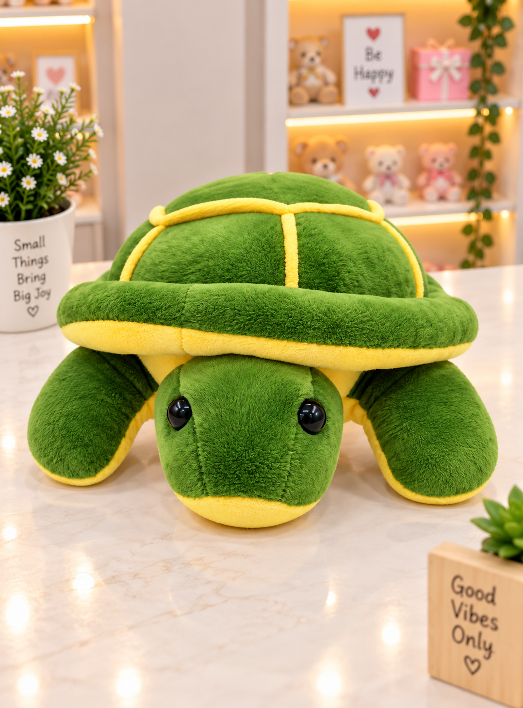 Green Turtle Soft Toy