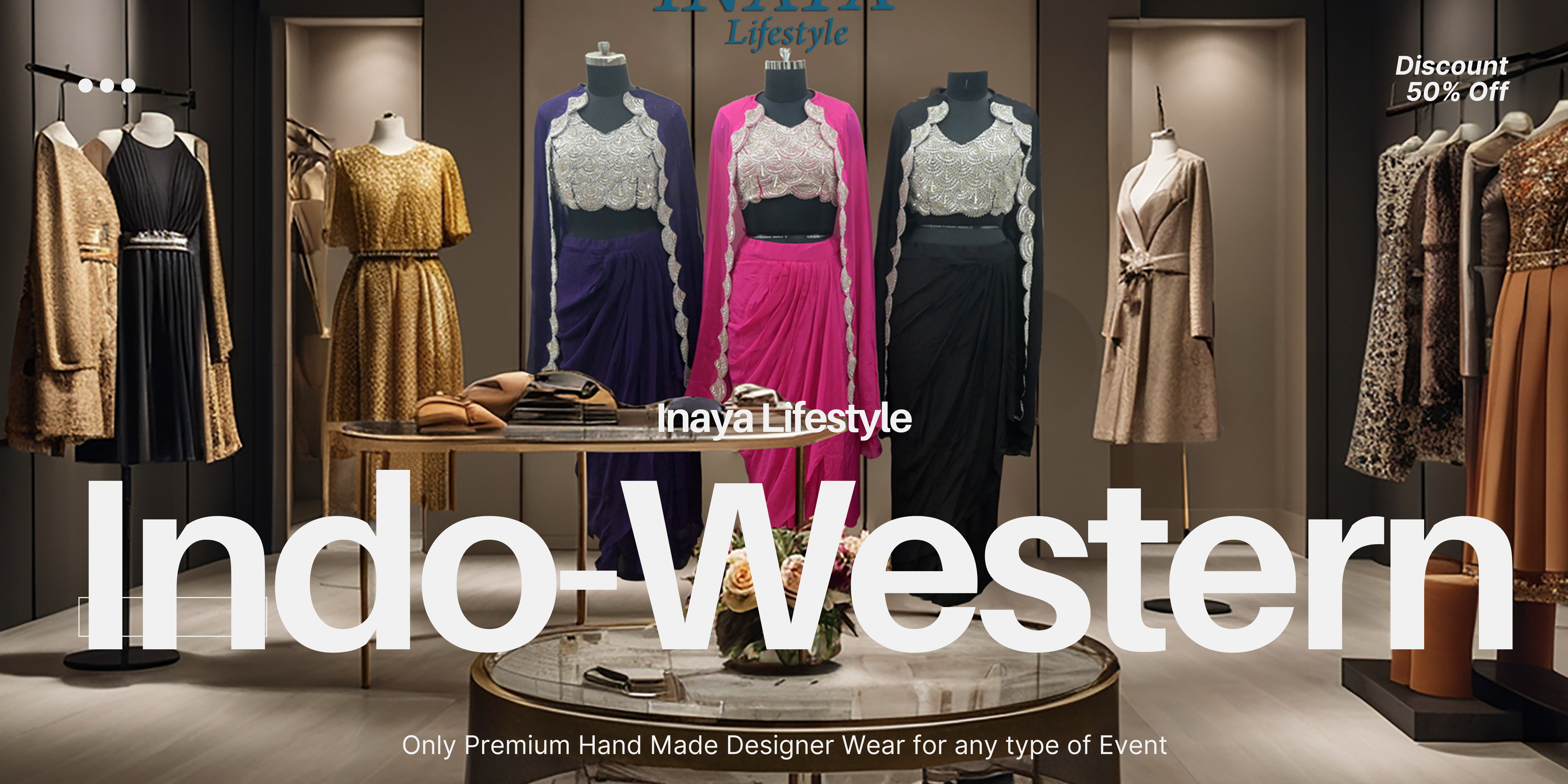 Indo Western Hand made outfits | Inaya Lifestyle